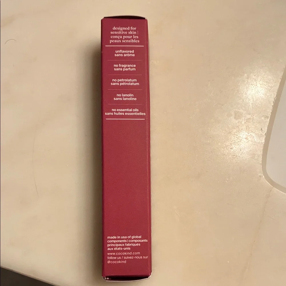 Cocokind Ceramide Lip Blur Balm - Be Bold Burgundy - Picture 4 of 4